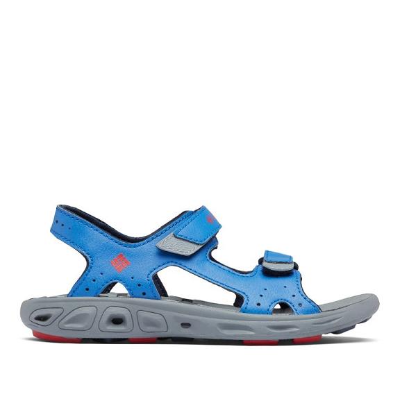 Columbia Girls Sandals UK - Techsun Shoes Blue Red UK-4196